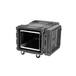 SKB - rSeries - 8U Shock Rack - Schwarz - 30-Zoll Tief - mit Rollen
