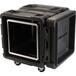 SKB - rSeries - 10U Shock Rack - Schwarz - 24-Zoll Tief - mit Rollen