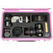 SKB – iSeries – Wasserdichter Koffer – Rosa – Einlage für zwei DSLRs und zwei Objektive