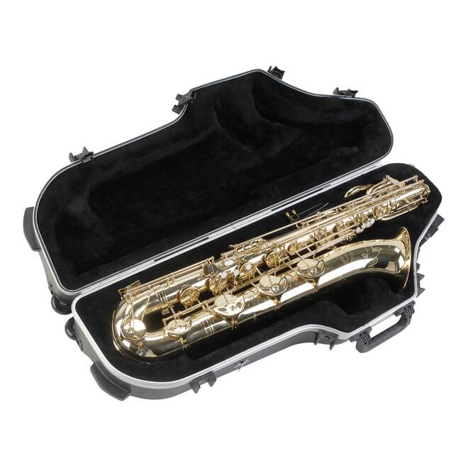 SKB - Konturierter Pro Universeller Baritonsaxophon-Koffer - mit Rollen