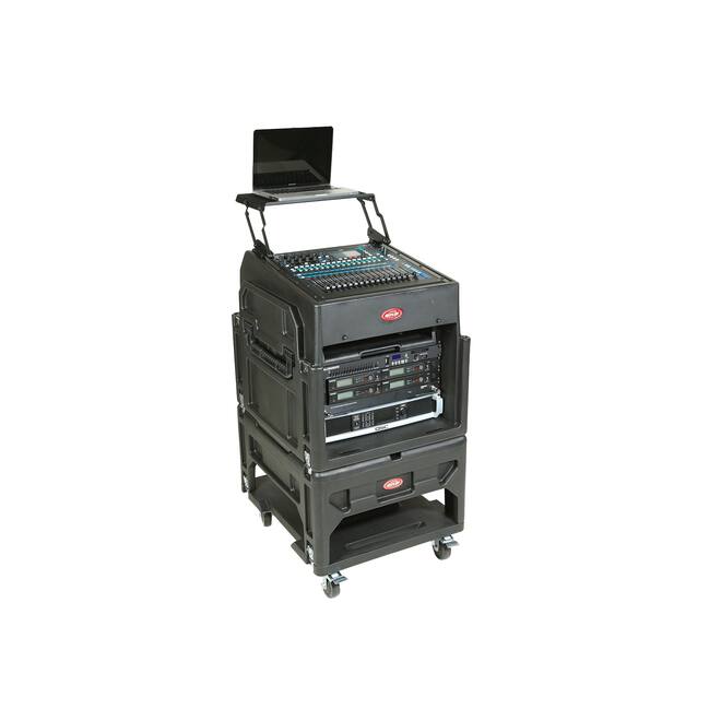 SKB - 123 cm A/V-Ablage für 8U+ Schräg-Top-Racks
