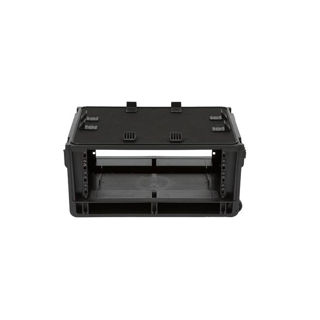 SKB - 4U Studio Flyer Rack-Koffer - mit Rollen