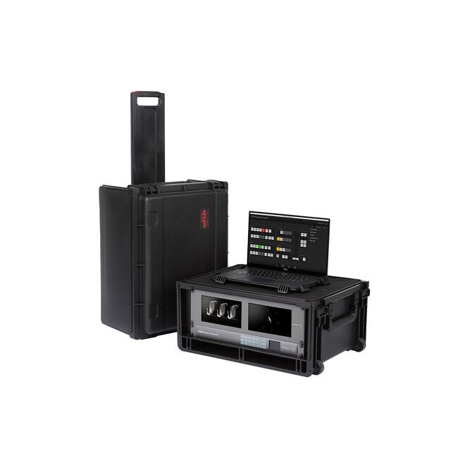 SKB - 4U Studio Flyer Rack-Koffer - mit Rollen