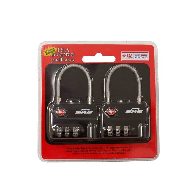 SKB - Zubehör - TSA-Kombinations-Kabelschlösser (2er-Pack)