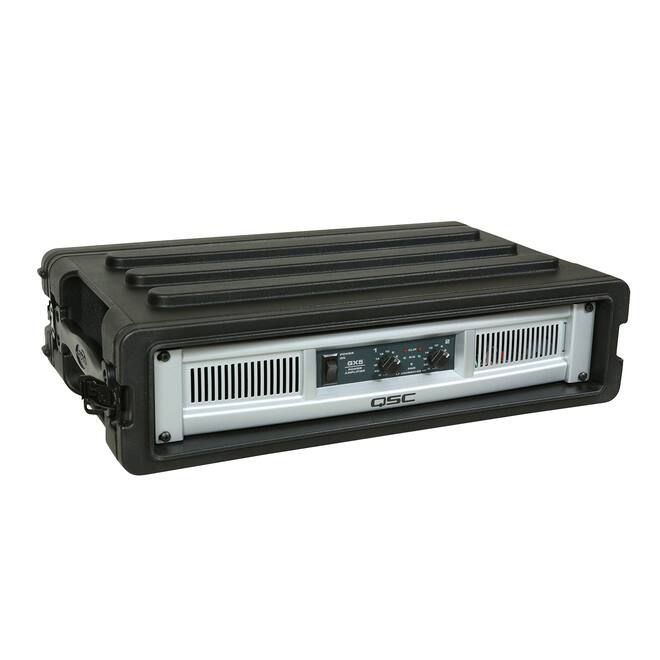 SKB - rSeries - 2U Shallow Rack mit Stahl-Schienen - 10,7-Zoll Tief