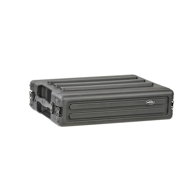 SKB - rSeries - 2U Shallow Rack mit Stahl-Schienen - 10,7-Zoll Tief