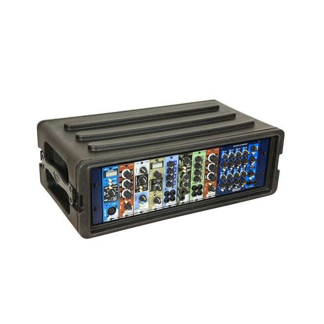 SKB - rSeries - 3U Shallow Rack - Mit Stahl-Schienen - 10,7-Zoll Tief