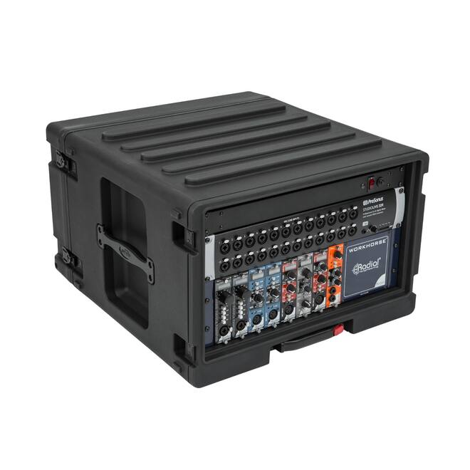 SKB - rSeries - 6U Roto-geformtes Rack - mit Rollen