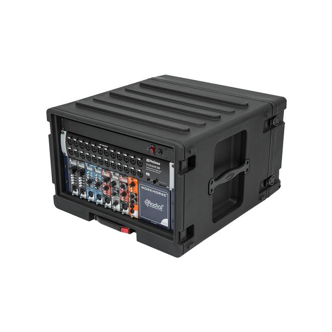 SKB - rSeries - 6U Roto-geformtes Rack - mit Rollen