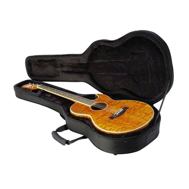SKB - Hartschalen-Gitarrenkoffer - Thinline Akustik-Elektrisch/Klassisch - TSA-Verschluss