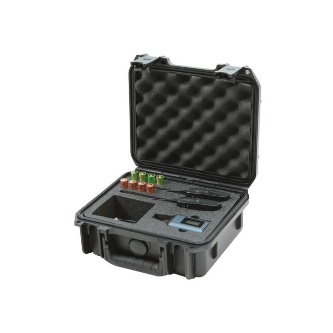 SKB - iSeries 0907-4 - Wasserdichter Koffer - Schwarz - Sennheiser SW Mikrofon Einlage