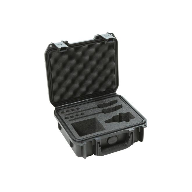 SKB - iSeries 0907-4 - Wasserdichter Koffer - Schwarz - Sennheiser SW Mikrofon Einlage