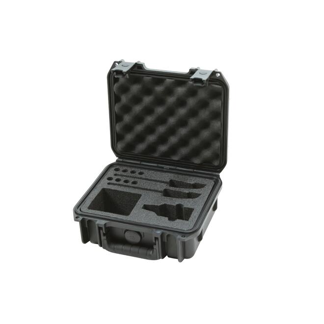 SKB - iSeries 0907-4 - Wasserdichter Koffer - Schwarz - Sennheiser SW Mikrofon Einlage