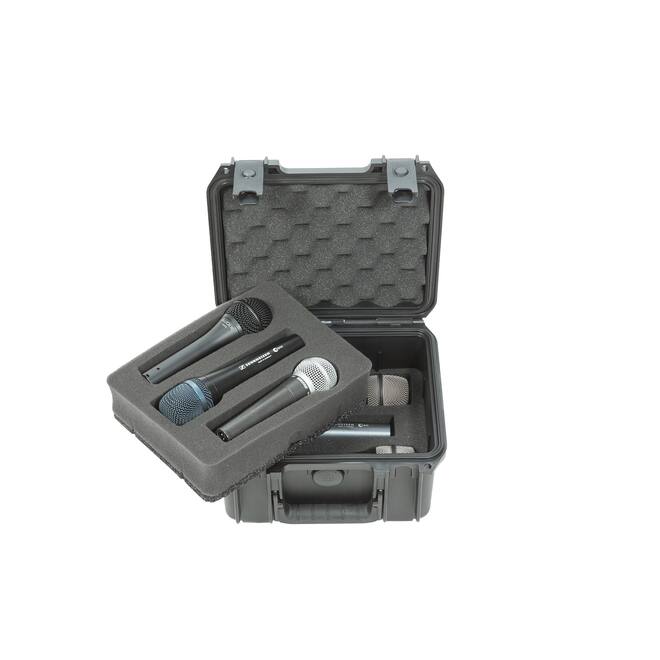 SKB - iSeries 0907-6 - Wasserdichter Koffer - Sechs Mikrofone Einlage