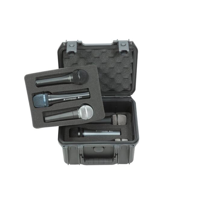 SKB - iSeries 0907-6 - Wasserdichter Koffer - Sechs Mikrofone Einlage