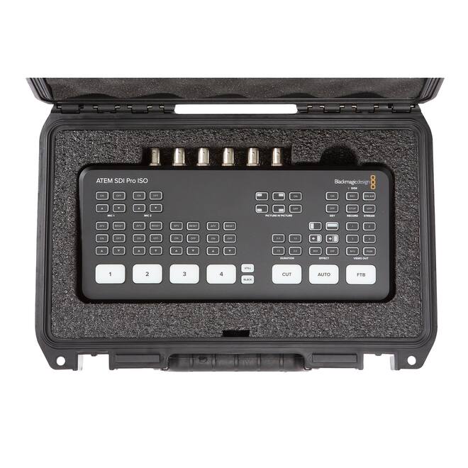 SKB - iSeries 1006-3 - Wasserdichter Koffer - Schwarz - ATEM Mini Pro Switcher Einlage