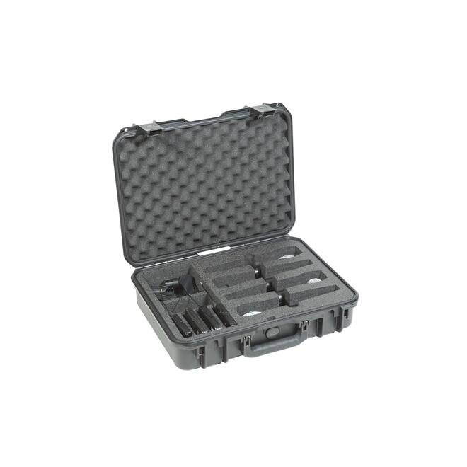 SKB - iSeries 1813-5 - Wasserdichter Koffer - Schwarz - Vier Drahtlose Mikrofone Einlage