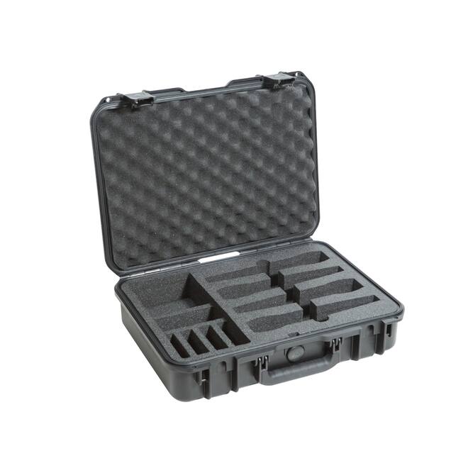 SKB - iSeries 1813-5 - Wasserdichter Koffer - Schwarz - Vier Drahtlose Mikrofone Einlage