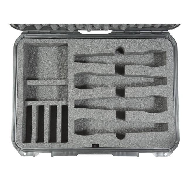 SKB - iSeries 1813-5 - Wasserdichter Koffer - Schwarz - Vier Drahtlose Mikrofone Einlage