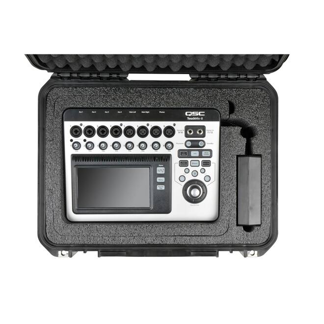 SKB - iSeries 1813-7 - Wasserdichter Koffer - Schwarz - TouchMix-8 Einlage