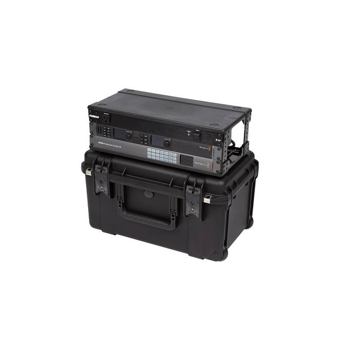 SKB - iSeries 2011-10 - Wasserdichter Koffer - Schwarz - Herausnehmbares 3U Tiefes Rack