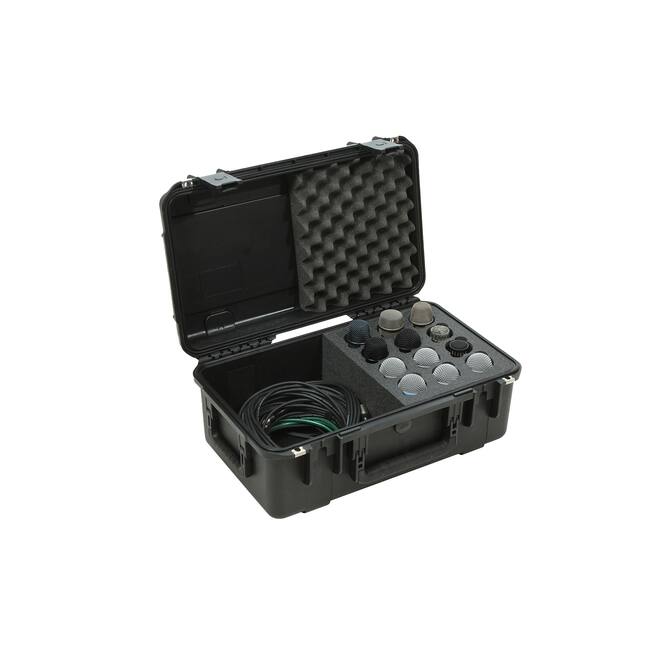 SKB - iSeries 3i-2011-8 - Wasserdichter Koffer - Schwarz - Zwölf Mikrofone Einlage
