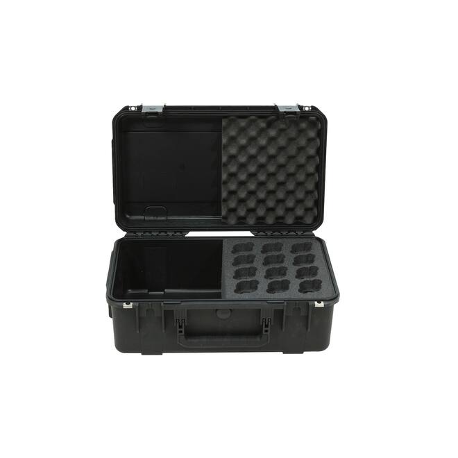 SKB - iSeries 3i-2011-8 - Wasserdichter Koffer - Schwarz - Zwölf Mikrofone Einlage