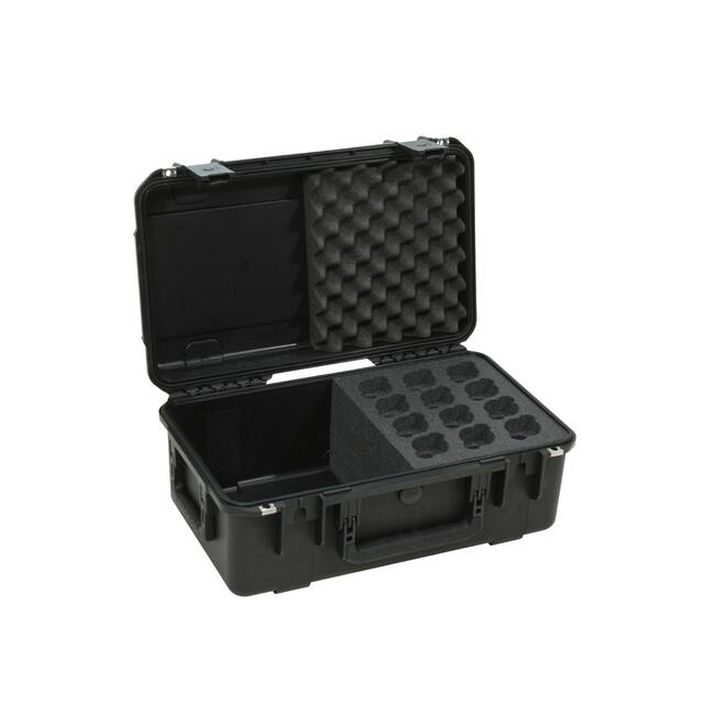 SKB - iSeries 3i-2011-8 - Wasserdichter Koffer - Schwarz - Zwölf Mikrofone Einlage