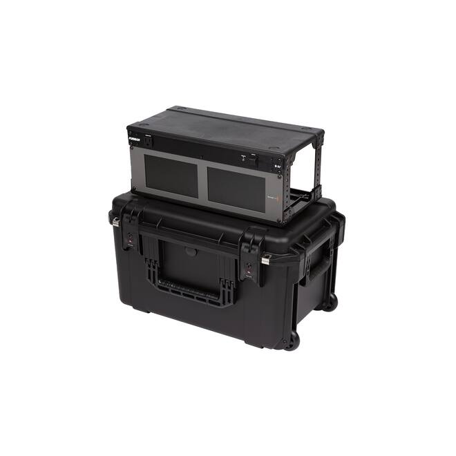 SKB - iSeries 2213-12 - Wasserdichter Koffer - Schwarz - Herausnehmbares 4U Tiefes Rack