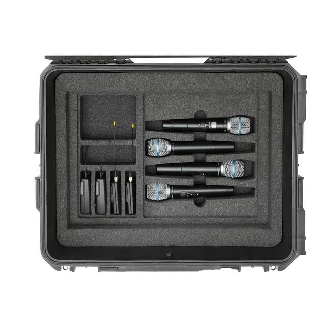 SKB - iSeries 3i-2217-10 - Wasserdichter Koffer - Schwarz - Drahtloses Mikrofon Fly Rack 2U