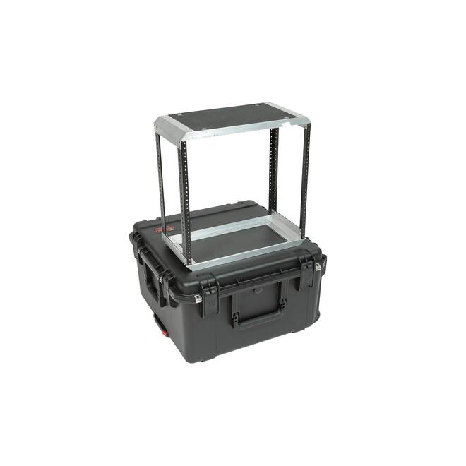 SKB - iSeries 2222-12 - Wasserdichter Koffer - Schwarz - Herausnehmbares 10U Tiefes Rack