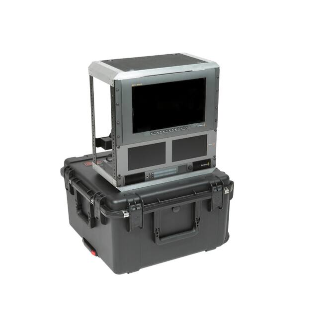 SKB - iSeries 2222-12 - Wasserdichter Koffer - Schwarz - Herausnehmbares 10U Tiefes Rack