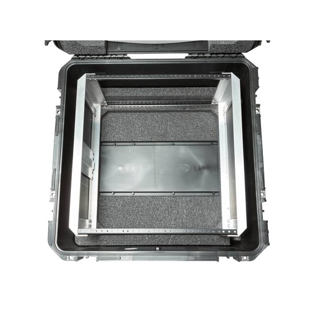 SKB - iSeries 2222-12 - Wasserdichter Koffer - Schwarz - Herausnehmbares 10U Tiefes Rack