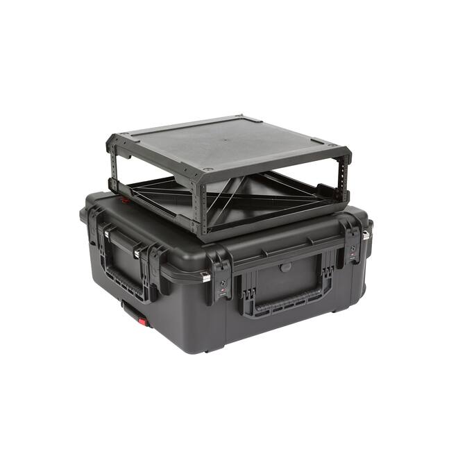 SKB - iSeries 2424-10 - Wasserdichter Koffer - Schwarz - Herausnehmbares 3U Tiefes Rack