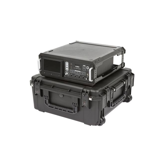 SKB - iSeries 2424-10 - Wasserdichter Koffer - Schwarz - Herausnehmbares 3U Tiefes Rack