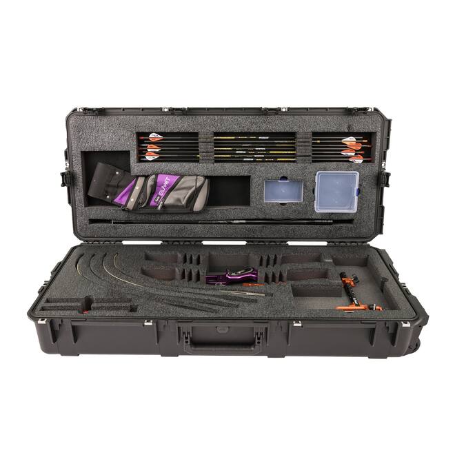 SKB - iSeries 4217-7 - Wasserdichter Koffer - Schwarz - Doppelte Recurve-Bogen Einlage