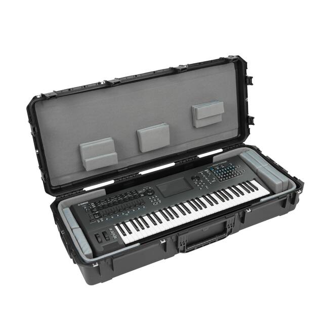 SKB - iSeries 3i-4719-8 - Wasserdichter Koffer - Schwarz - 61-Tasten Breites Keyboard Think Tank Trennwände Innenraum
