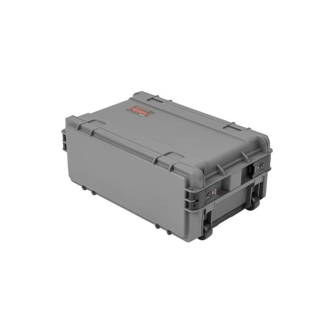 SKB - Dunkelgrau 4U - Injektionsgeformtes 11-Zoll Tief Rack - mit Rollen und Griff