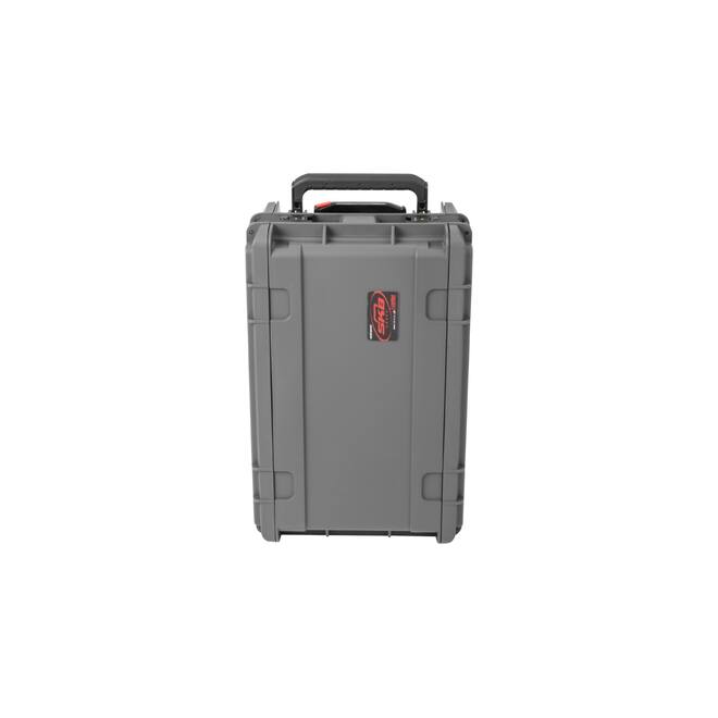 SKB - Dunkelgrau 4U - Injektionsgeformtes 11-Zoll Tief Rack - mit Rollen und Griff