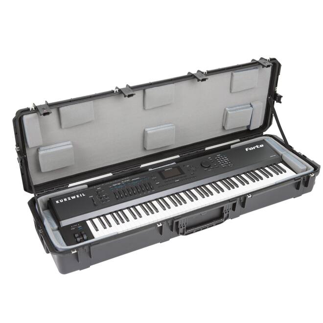 SKB - iSeries 3i-6018-8 - Wasserdichter Koffer - Schwarz - 88-Tasten Keyboard Think Tank Trennwände Innenraum