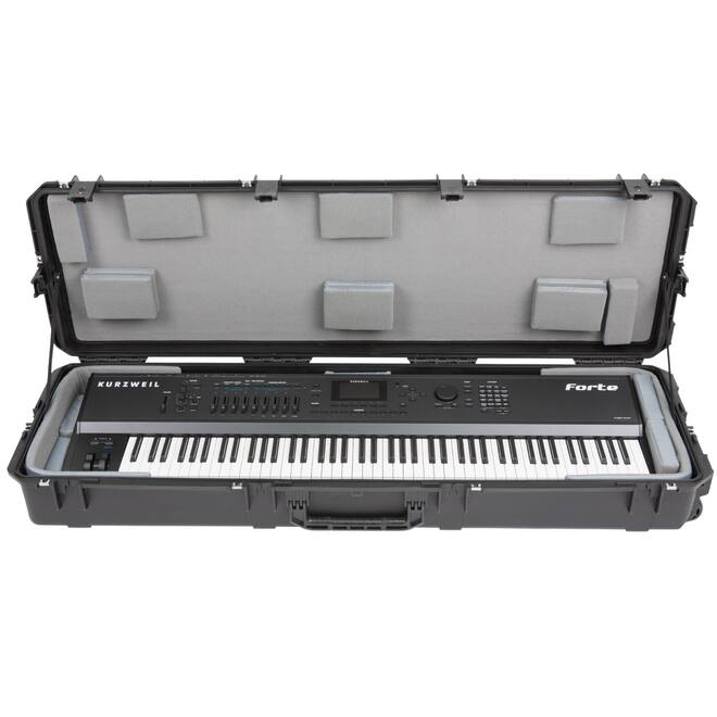 SKB - iSeries 3i-6018-8 - Wasserdichter Koffer - Schwarz - 88-Tasten Keyboard Think Tank Trennwände Innenraum