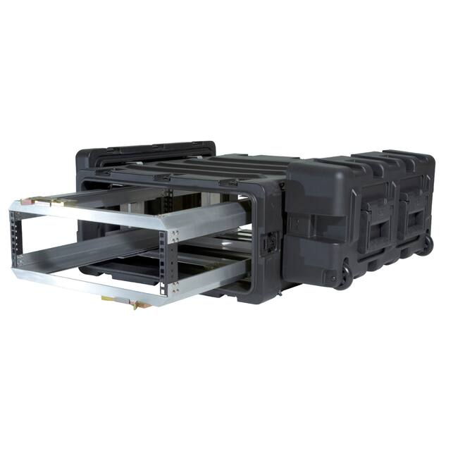 SKB - 3RR Serie - 3U Herausnehmbares Shock Rack - Schwarz - 24-Zoll Tief