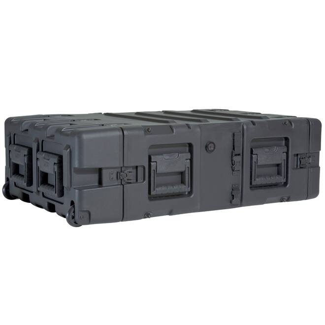SKB - 3RR Serie - 3U Herausnehmbares Shock Rack - Schwarz - 24-Zoll Tief