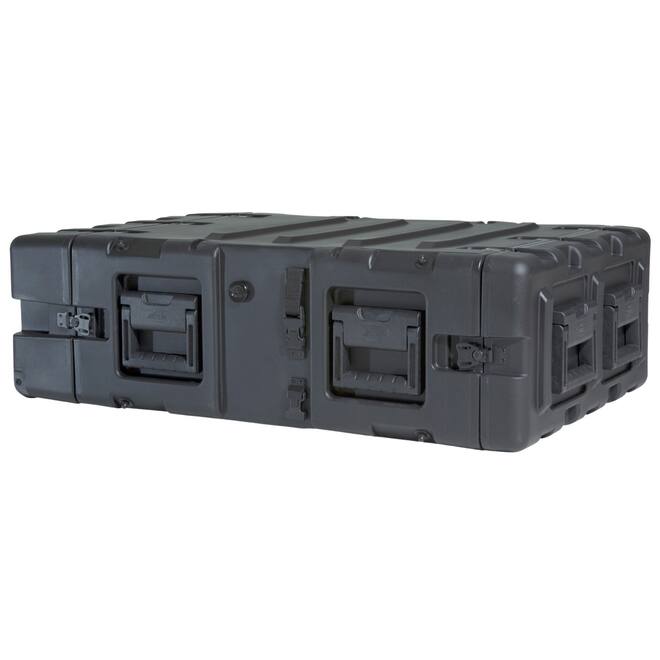 SKB - 3RR Serie - 3U Herausnehmbares Shock Rack - Schwarz - 24-Zoll Tief