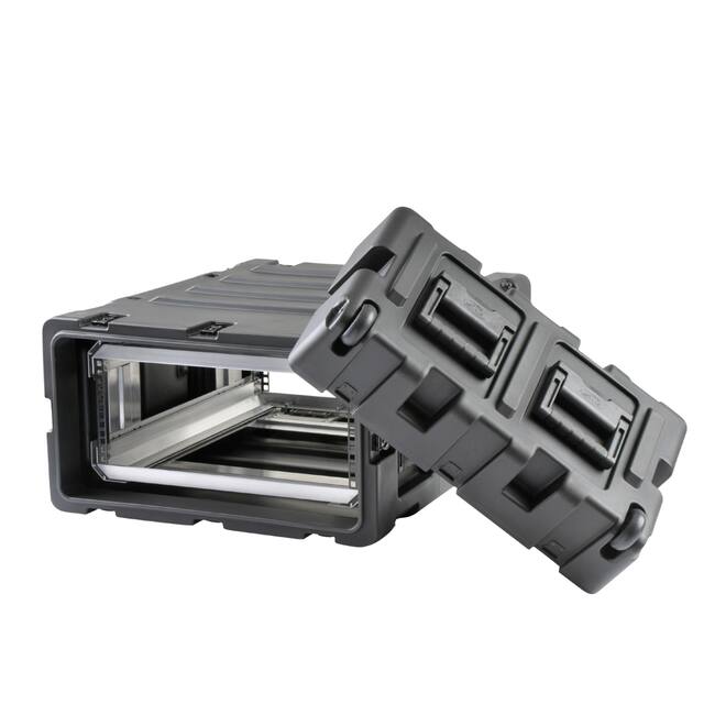 SKB - 3RR Serie - 4U Herausnehmbares Shock Rack - Schwarz - 24-Zoll Tief