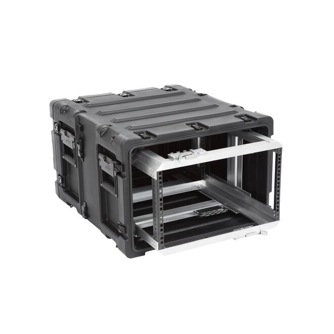 SKB - 3RR Serie - 6U Herausnehmbares Shock Rack - Schwarz - 20-Zoll Tief