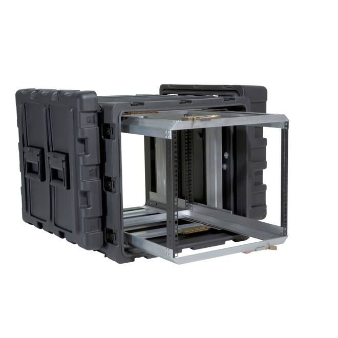 SKB - 3RR Serie - 9U Herausnehmbares Shock Rack - Schwarz - 24-Zoll Tief