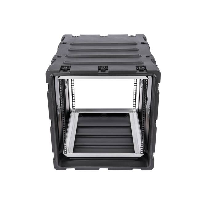 SKB - 3RS Serie - 11U Nicht-Herausnehmbares Shock Rack - Schwarz - 24-Zoll Tief