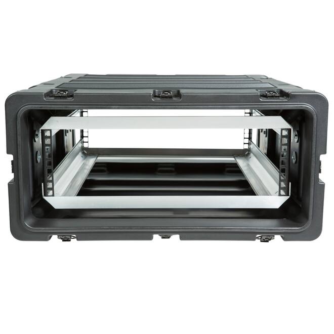 SKB - 3RS Serie - 3U Nicht-Herausnehmbares Shock Rack - Schwarz - 24-Zoll Tief