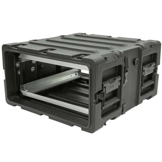 SKB - 3RS Serie - 4U Nicht-Herausnehmbares Shock Rack - Schwarz - 20-Zoll Tief